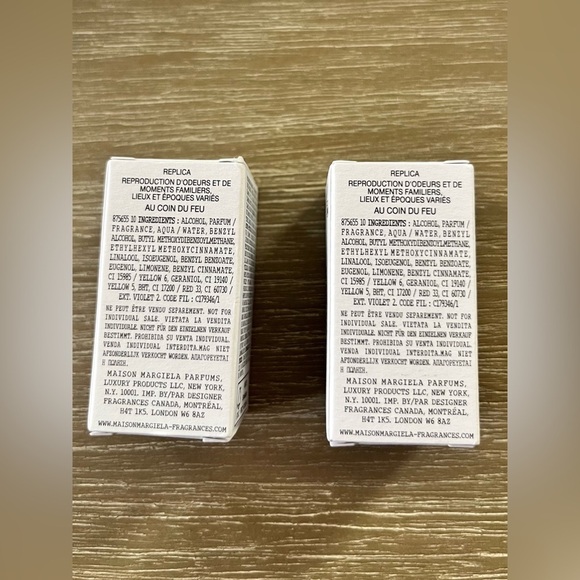 2X Maison Margiela Paris Replica By The Fireplace Mini 7ml - Picture 5 of 6